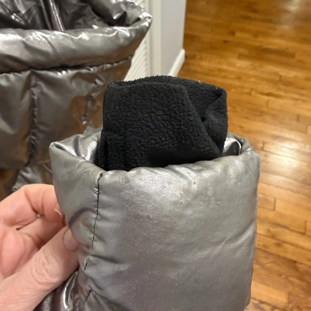 Kids Silver Puffer‎ Jacket